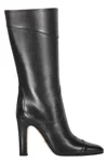 Gucci Elegant Black Leather Boot In Black