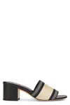 Gucci Sandal With Medium Heel And Strap In Multi