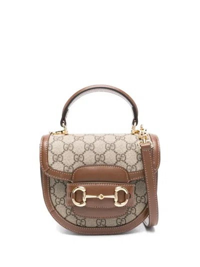 Gucci Elegant Mini Handbag With Iconic Horsebit Detail In Red