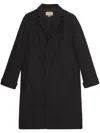 Gucci You Got Good Taste Printed Coat In Black