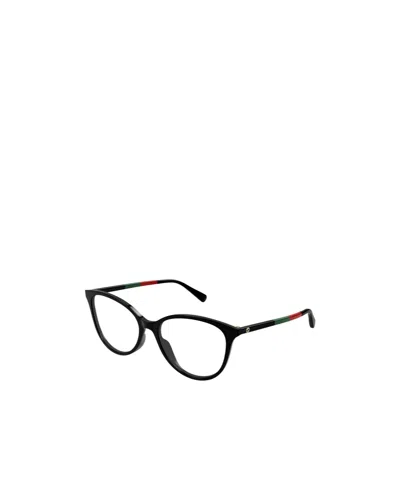 Gucci Elliptical Flat Mirror In Black