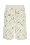 Gucci Bermuda In Cotone Decorato Uomo