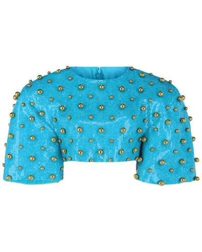 Gucci Embellished Crop Top
