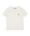 Gucci Cotton Jersey T-shirt With Interlocking G In Neutral