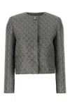 Gucci Gg Jacket Blazer And Suits Gray In Gray