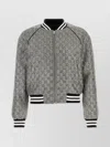 Gucci Embellished Tweed Bomber Jacket