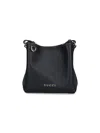Gucci Gg Emblem Leather Bucket Bag With Frontal Logo