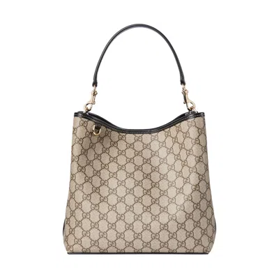 Pre-owned Gucci Emblem Small Shoulder Bag 'beige' | Tan | Women's Size Onesize