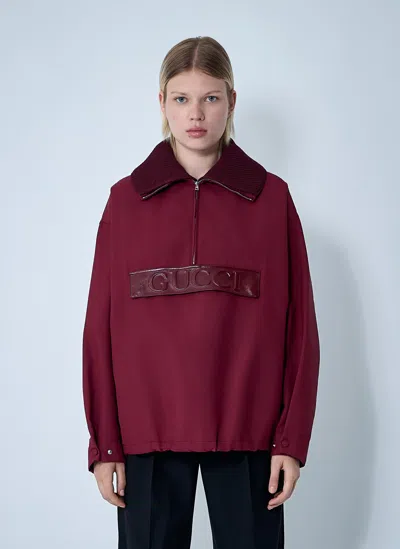 Gucci Embossed Bomber Sweatshirt