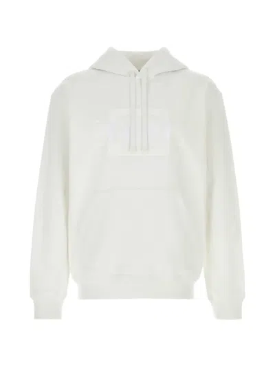 Gucci Men White Cotton Sweatshirt In Neutral