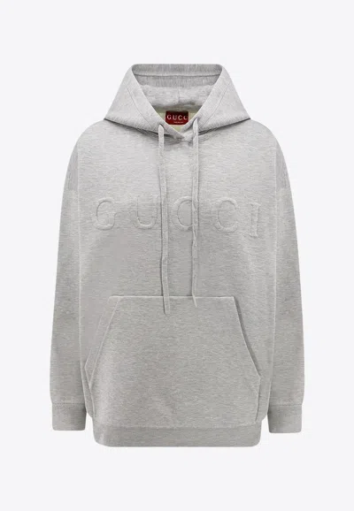 Gucci Embossed G Hooded Sweatshirt