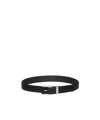 Gucci Embossed Gg Belt With Squared Buckle