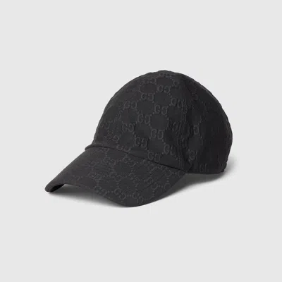 GUCCI GUCCI EMBOSSED GG JERSEY BASEBALL HAT