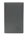 Gucci Embossed-logo Cardholder In 灰色