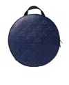 Gucci Embossed Logo-print Leather Backpack In Blue
