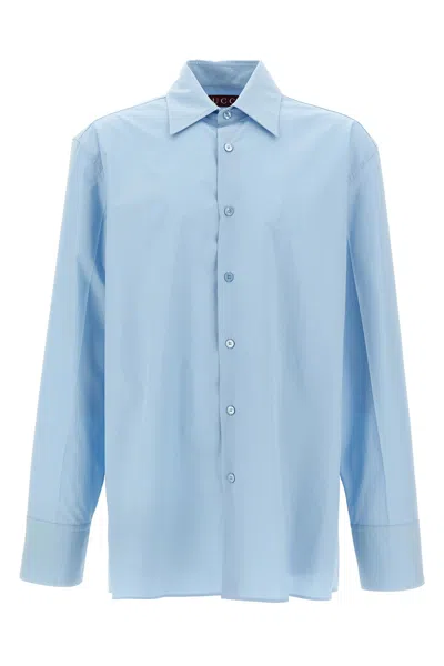 GUCCI EMBOSSED LOGO SHIRT