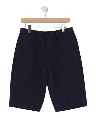 Pre-owned Gucci Embossed Trouser Pants In Blue