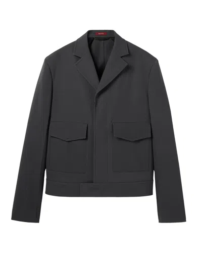 Gucci Embossed Wool Gabardine Jacket