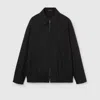 Gucci Embossed Wool Twill Zip Jacket In Animal Print