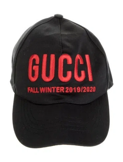 Pre-owned Gucci Embroidered Baseball Hat In Multi