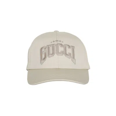 Pre-owned Gucci Embroidered Baseball Hat 'sand' | Tan | Men's Size L