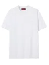 Gucci Women White Crewneck T-shirt With Tonal Horsebit Embroidery On The Front In Cotton Woman In Multi