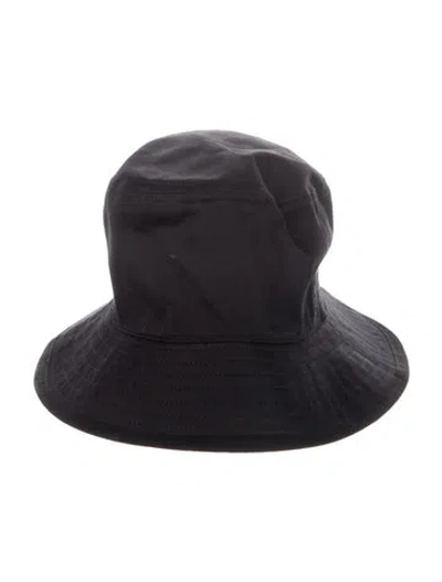 Pre-owned Gucci Embroidered Bucket Hat W/tags In Black