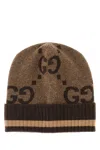 GUCCI EMBROIDERED CASHMERE BEANIE HAT