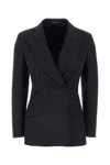 Gucci Women Black Wool Blend Blazer