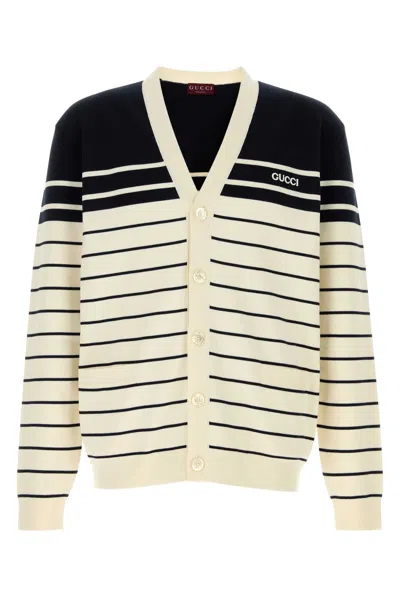 GUCCI EMBROIDERED COTTON CARDIGAN