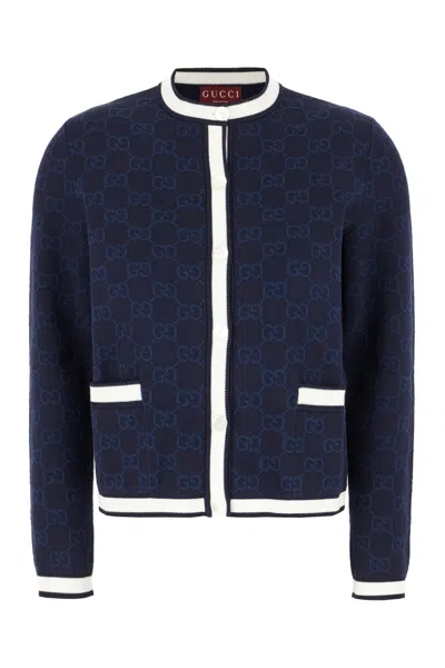 Gucci Embroidered Cotton Cardigan
