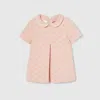 Gucci Embroidered Cotton Jersey Dress