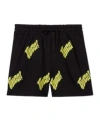 Gucci Embroidered Cotton Jersey Shorts In Multi
