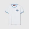 Gucci Embroidered Cotton Jersey T-shirt In White
