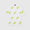 Gucci Embroidered Cotton Jersey T-shirt In White