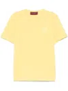 Gucci Embroidered Cotton Jersey T-shirt In Yellow