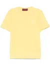 Gucci Embroidered Cotton Jersey T-shirt In Yellow