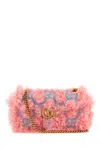 GUCCI EMBROIDERED FABRIC SMALL GG MARMONT SHOULDER BAG