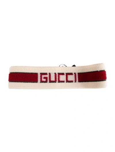 Pre-owned Gucci Embroidered Headband W/tags In Multi