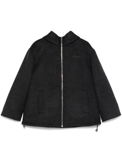 Gucci Jacke Mit Stickerei In Schwarz