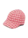 Gucci Embroidered-logo Baseball Cap In Red