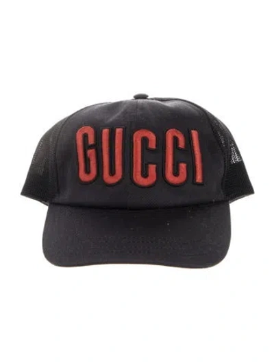Pre-owned Gucci Embroidered Logo Baseball Cap  W/tags In Multi