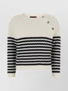 Gucci Embroidered Stripes Cotton Sweater