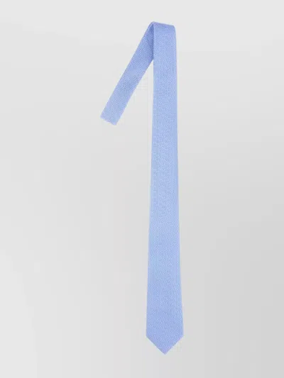 Gucci Embroidered Texture Silk Tie