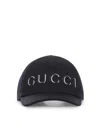 Gucci Women Embroidered Wool Baseball Cap In Black