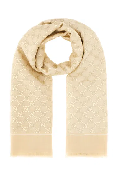 Gucci Embroidered Wool Scarf