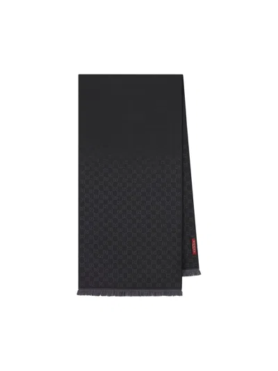 Gucci Embroidered Wool Scarf