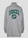 Gucci Jersey Sweatshirt In Grey