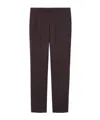 Gucci Logo-embroidered Wool Trousers In Black
