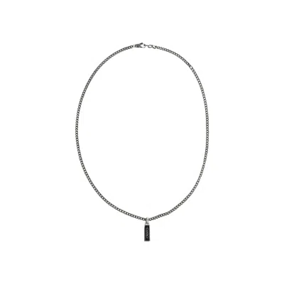 Pre-owned Gucci Enamel Pendant Necklace 'silver' | Women's Size Onesize